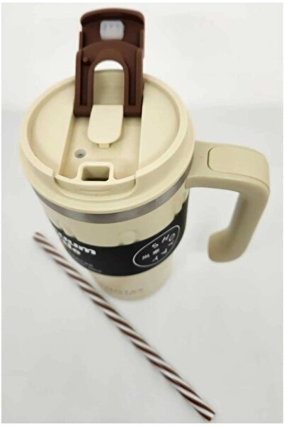 Shotay Thermos Cup Travel and Outdoor 650ml Cream