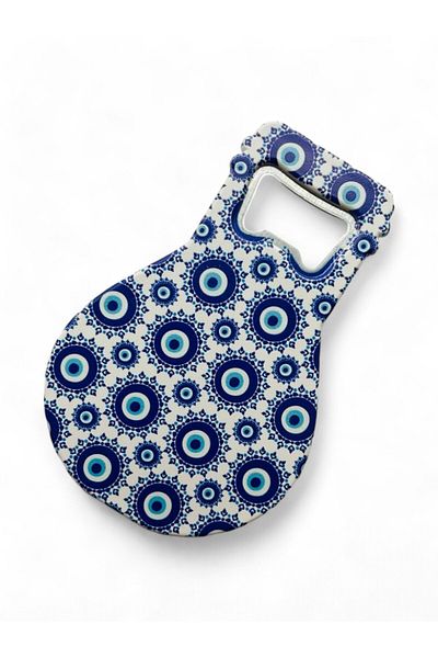GALATA GIFT Bottle Opener Magnet Balloon Shape Evil Eye Beaded Soda Gas Opener Decorative Fridge Magnet