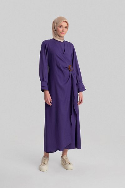 Armine Rochie cu cataramă dublu piept Morcivert - 24Y9839