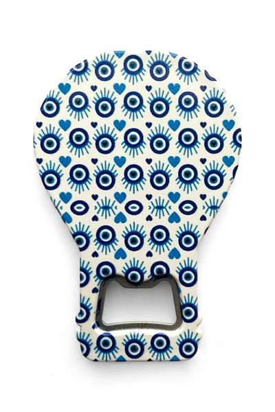 GALATA GIFT Bottle Opener Magnet Balloon Shape Evil Eye Beaded Soda Gas Opener Decorative Fridge Magnet