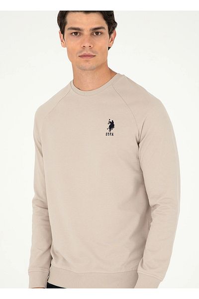 U.S. Polo Assn. U.s. polo assn decolteu obișnuit, 100% bumbac, hanorac pentru bărbați (îmbrăcăminte de bază)