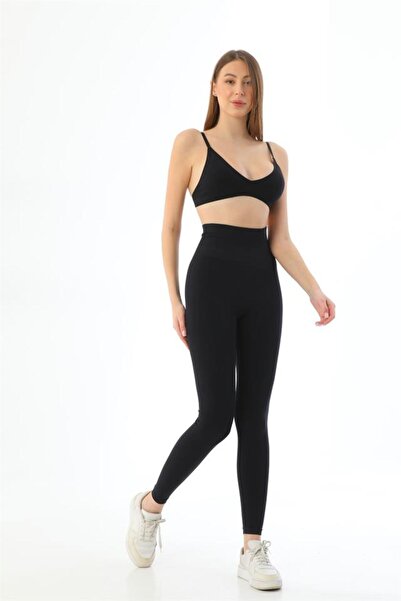 Emay BLACK MI 3905 High Waist Recovery Leggings
