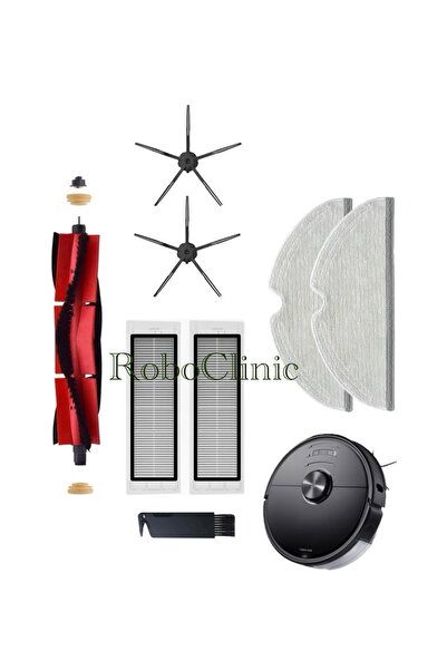 Roboclinic Perie compatibilă cu aspiratorul robot Roborock S6 Maxv, filtru He...