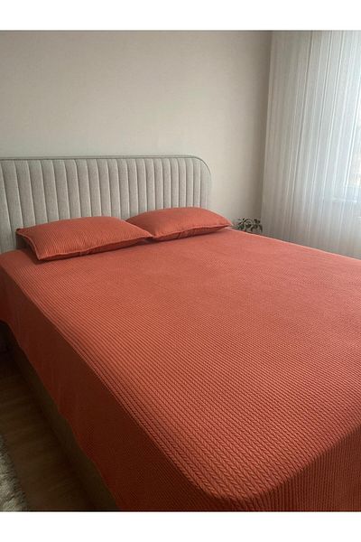 LinHome HandanPolat Jody Double 100% Cotton Pique Set, Tile Pique Set