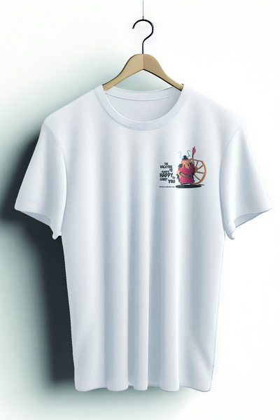 Zestia Tricou unisex, imprimat colorat, croială normală, 100% bumbac, tricou ...