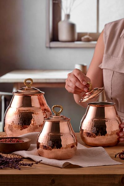 Emsan 20 cm Göbeklitepe Copper Spice Rack