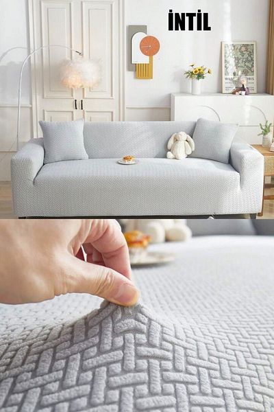 intil High Quality 3-Person Lycra Sofa Cover - Sofa Cover and Cover 1 Piece