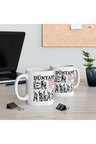 sıradışıhediyem kişiye özel  dünyanın en güzel ablası kupa bardak canım abla ...