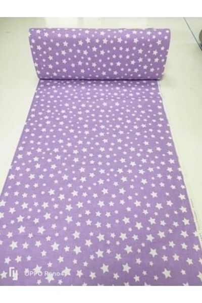 Ezgi Lila Star Fabric - Husă de pilota și husă de cearșaf