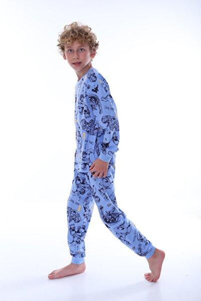 Little Pumpkin Avengers Baskili Erkek Cocuk Pi?jama Takimi