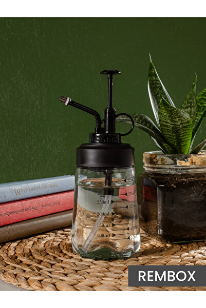 Rembox Sprey Yağ Ve Sirke Şişesi 350 Ml Zeytinyağ Sıvıyağ Su Şişesi Siyah Spr...