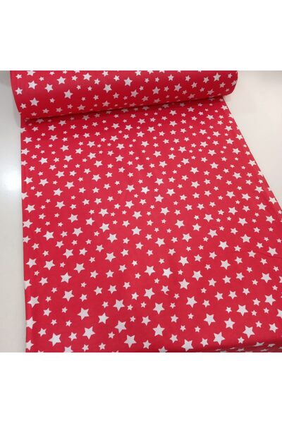 Ezgi Bed Sheet, Bed Sheet, Cover Red Star Fabric