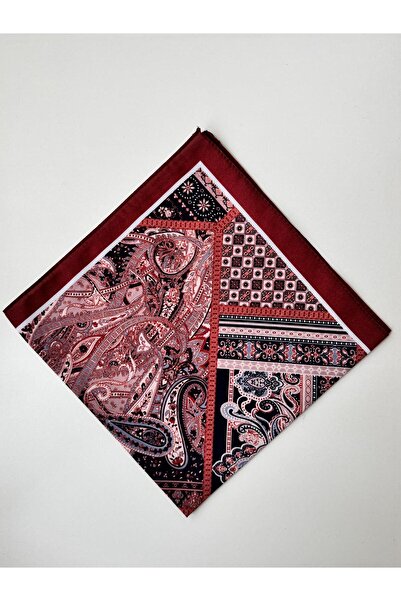 AGAPI Hnědý šátek Etnický vzorovaný šátek Bandana