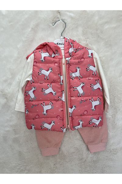 Necix's Unicorn Pattern Inflatable Vest Triple Set