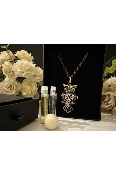 woolyball Aromatherapy Pandula Diffuser - Night Bird Necklace