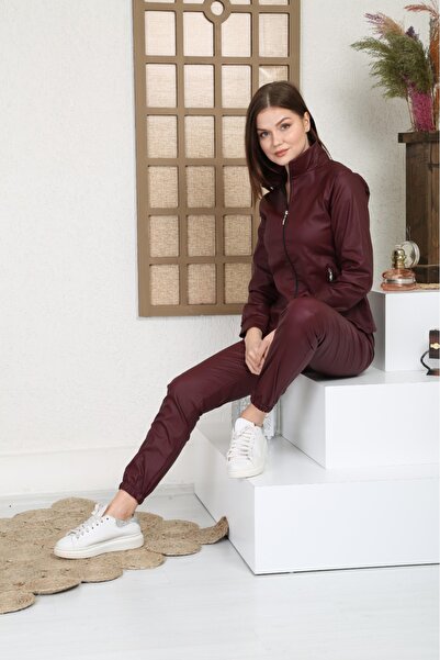 modayiğit Vinleks Deri Su Geçirmez Cepli Alt Üst Takım