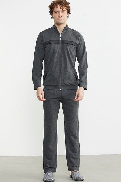 Sementa Σετ φόρμας με φερμουάρ Stand Collar - Anthracite