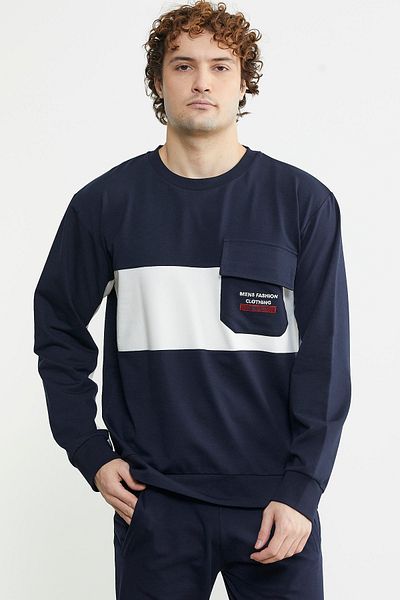 Sementa Σετ αθλητικών φόρμες Navy Blue Block ριγέ