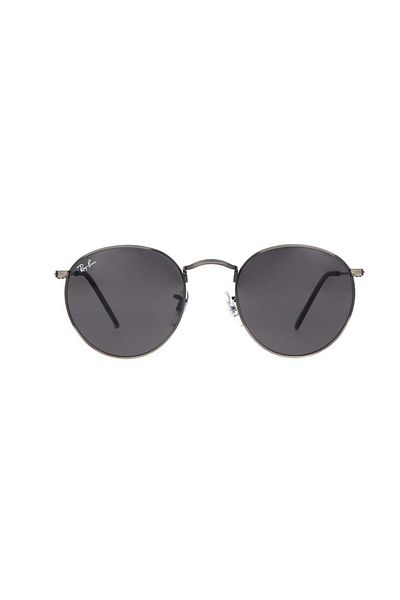Ray-Ban Ray Ban Man Round Round Metal Sunglasses- Rb 3447 - Lense Size:50mm - Antique Gunmetal