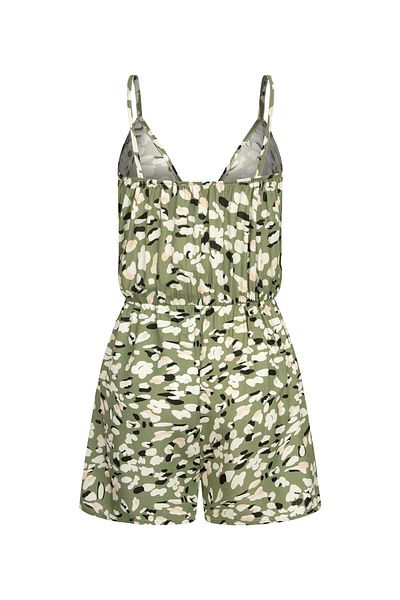 Cloud5ive Viskose Jumpsuit Mit Animal Print Und Wickeloptik