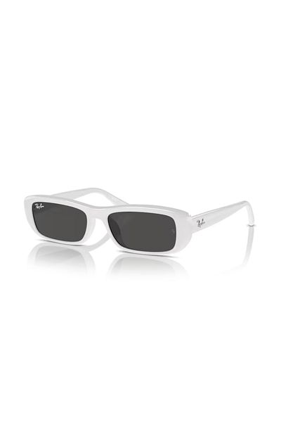 Ray-Ban نظارة شمسية راي بان للجنسين - Rb 4436d - مقاس العدسة: 55 مم - أبيض
