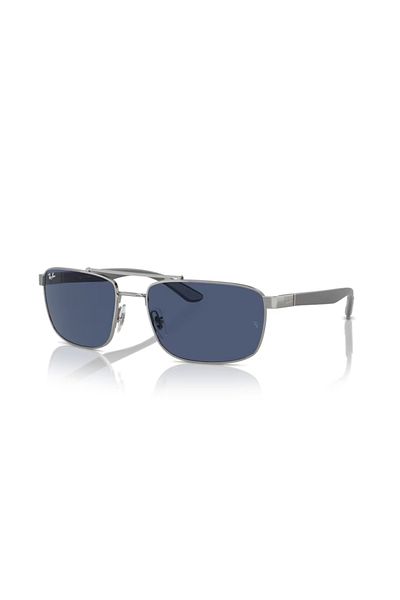 Ray-Ban Ray Ban Unisex Rectangle Sunglasses- Rb 3737 - Lense Size:60mm - Gunmetal