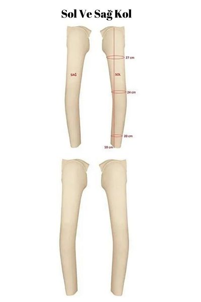 Manken İstanbul Sponge Complete Needle Sinkable Portable Left and Right Size 36/38/40 Compatible Proofing Manikin Handle