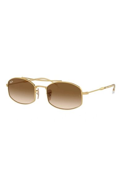 Ray-Ban Ray Ban Unisex Oval Sunglasses- Rb 3719 - Lense Size:54mm - Arista