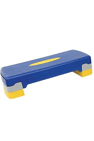 Nivia As-578 Aerobic Stepper | Blue/yellow | Adjustable | Polypropylene | Home Exercise
