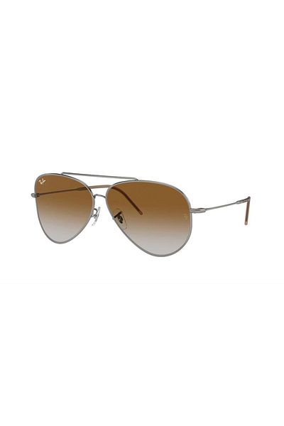 Ray-Ban Ray Ban Unisex Pilot Aviator Reverse Sunglasses- Rb R0101s - Lense Size:59mm - Gunmetal