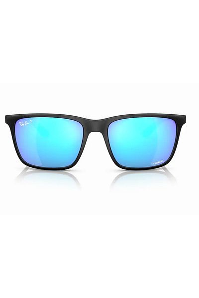 Ray-Ban Ray Ban Man Rectangle Sunglasses- Rb 4385 - Lense Size:58mm - Matte Black