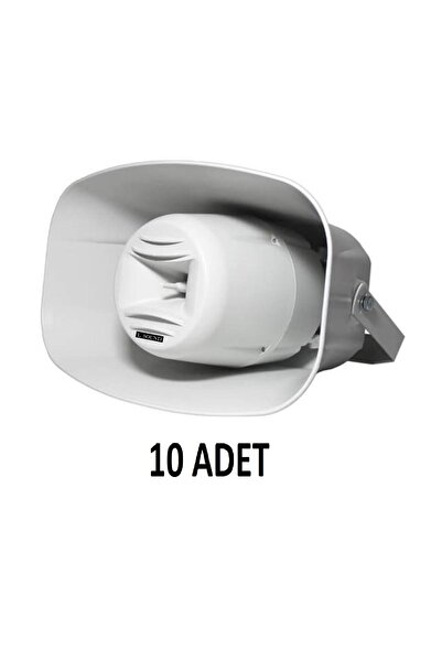 LSOUND 10 Adet - Dış Mekan Horn Aqua Hoparlör Kabini - 16 Cm ABS Boş Kasa Kabin