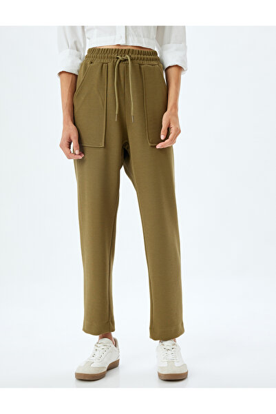 Koton Eşofman Pantolon Cepli Beli Bağlamalı