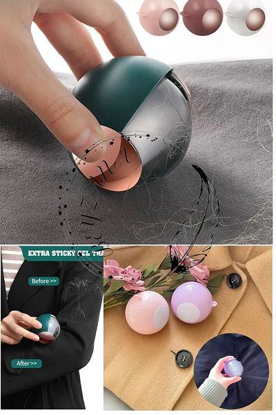 BEYZANA Washable Gel Lint and Lint Collector Portable Bristle Dust Clothes Lint Cleaner Sweater Cardigan