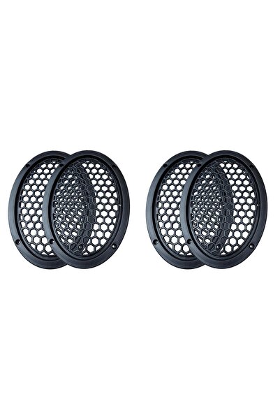 Genel Markalar 2 Adet - Oval Hoparlör Kapağı – (6x9) İnç Kaliteli Plastik Mid...