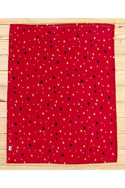Babyhug Babyhug Mink Blanket for Babies, Geometric Print, Red, Skin-Friendly, Lightweight, 0+ Months