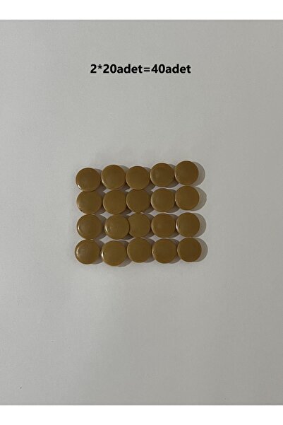 HOMDEP Çelik Kapı Vida Gizleme Tıpası -40 ADET- KİREMİT