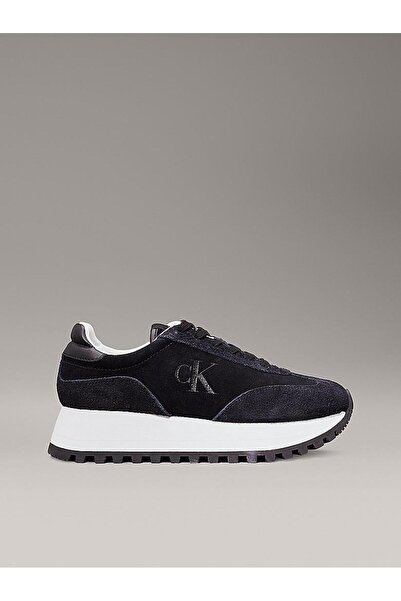 Calvin Klein Ml Suede Runner Laceup Shoes