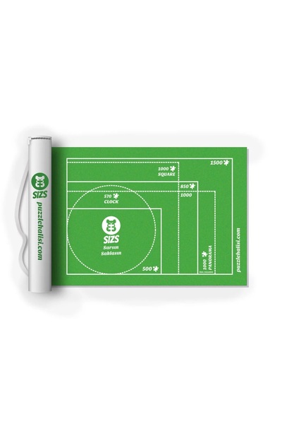 Sizs Puzzle Halısı - 2000 Parçaya Kadar + Puzzle Tepsisi - 4'lü Set