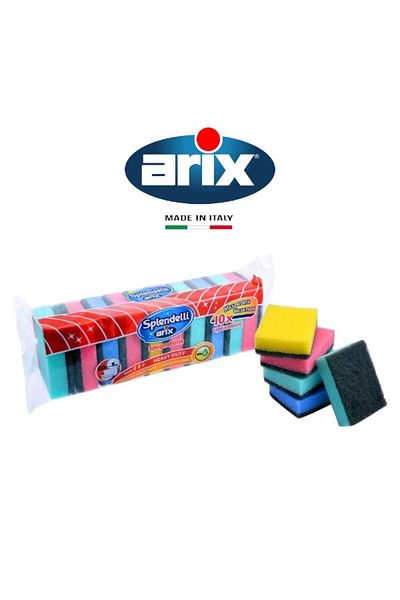 ARIX Splendelli Colorful Sponge Scourer 10PCS