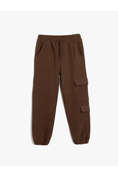 Koton Jogger Sweatpants με δεμένη μέση και τσέπες