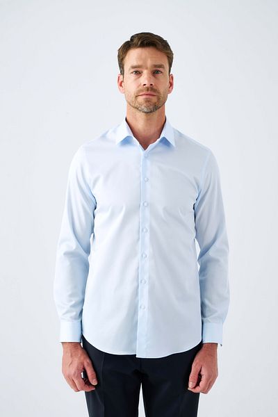 Paşahan Ανδρικό πουκάμισο Classic Collar 100% Cotton Comfort Fit