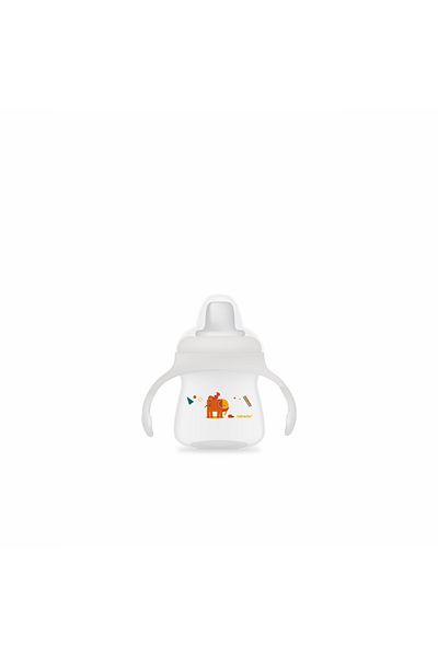 Bebedor 150ml Orange Elephant 8507 - Drip Resistant Soft Tip Drinking Cup