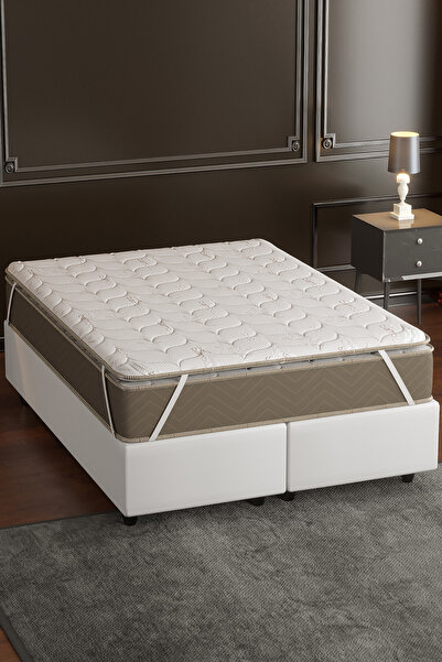 Mobpazar Yatak Pedi, Full Ortopedik Bamboo Yatak Pedi, Yatak Şiltesi,Topper