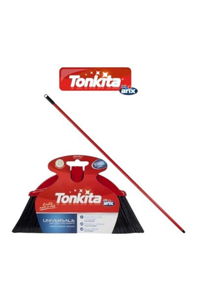 Tonkita Universal Indoor & Outdoor Broom + Stick
