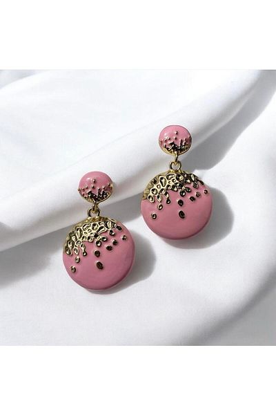 Nilsu Jewellery Accessory Gold Detailed Dangle Earrings