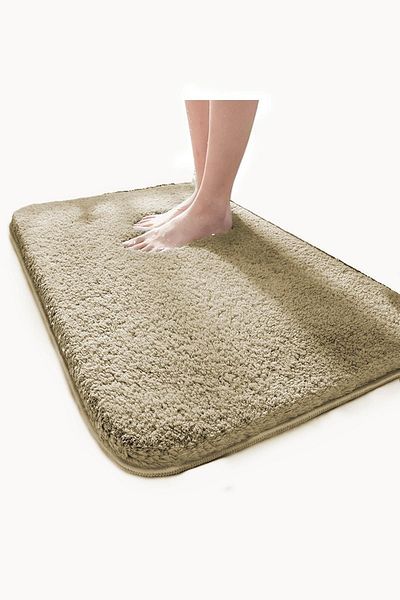 BrillaHome Talpă anti-alunecare, covoraș de baie de pluș cu un singur stâlp, talpă anti-alunecare 40x60 cm
