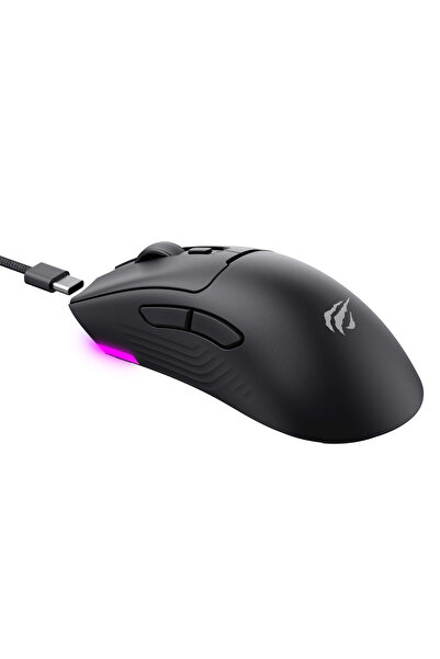 Havit Gamenote MS966WB Profesyonel PMW3325 Ultra Hafif 10.000 DPI RGB Wireless Gaming Oyuncu Mouse