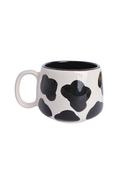 Porsellena Cow Pattern Double Handmade Ceramic Mug, Ceramic Mug, Mug, Nescafe...