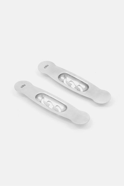Cilio 2 Set Of Sugar Topper 14cm, Silver